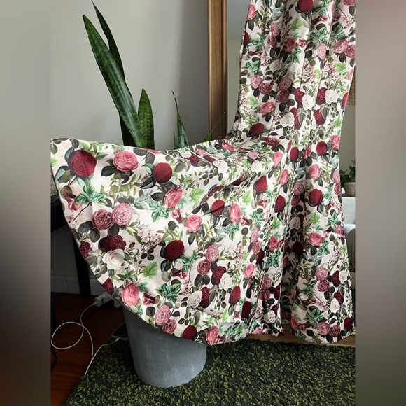 HOUSE OF CB Malika Corset Floral Limited Edition Mermaid Strapless Gown Dress - Picture 13 of 14